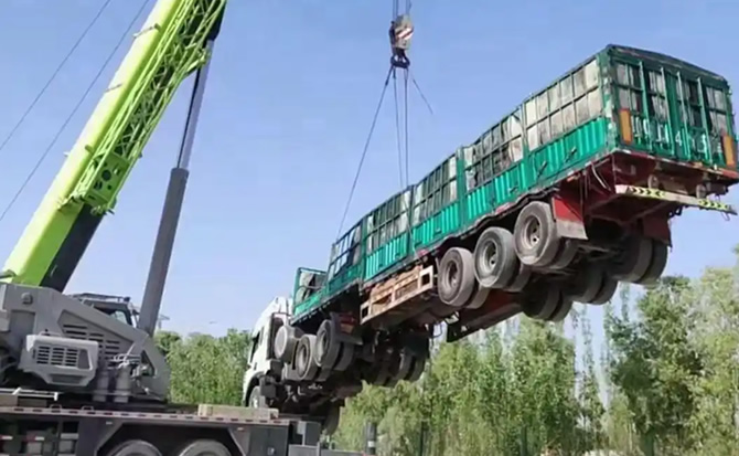 中宁道路脱困救援案例